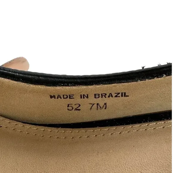 Diane Von Furstenberg Vintage Real Calf Fur Animal Print Block Heel Pumps Sz 7 - Picture 7 of 12